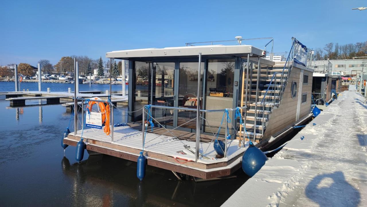 Houseboat Water King Apartament Plywajacy Dom Na Wodzie, 7 Os Вроцлав Экстерьер фото